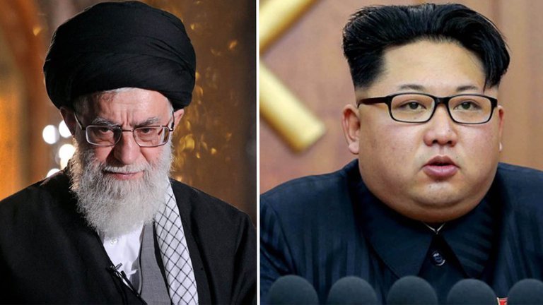 Irán y Corea del Norte trabajan juntos en el desarrollo de misiles de largo alcance Jamenei-Kim Jong-un