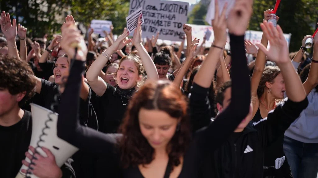 Greek Students Demand Affordable Homes and Education Greek Students Demand Affordable Homes and Education